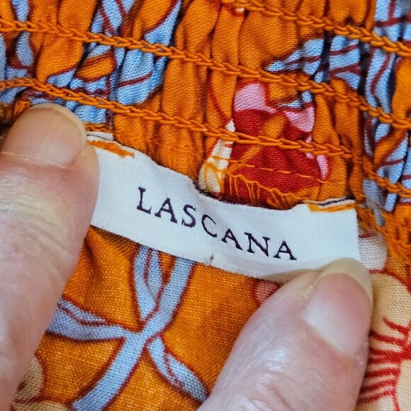 Lascana Floral Print Pants Size 14  Relaxed Soft Boho Pants, Elastic Waist Cuffs - Picture 6 of 11